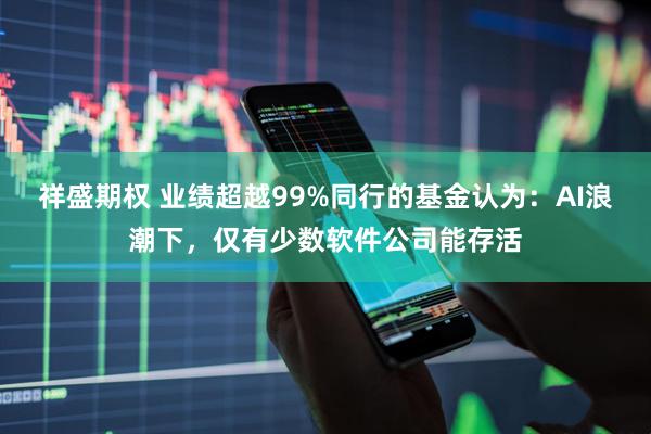 祥盛期权 业绩超越99%同行的基金认为：AI浪潮下，仅有少数软件公司能存活
